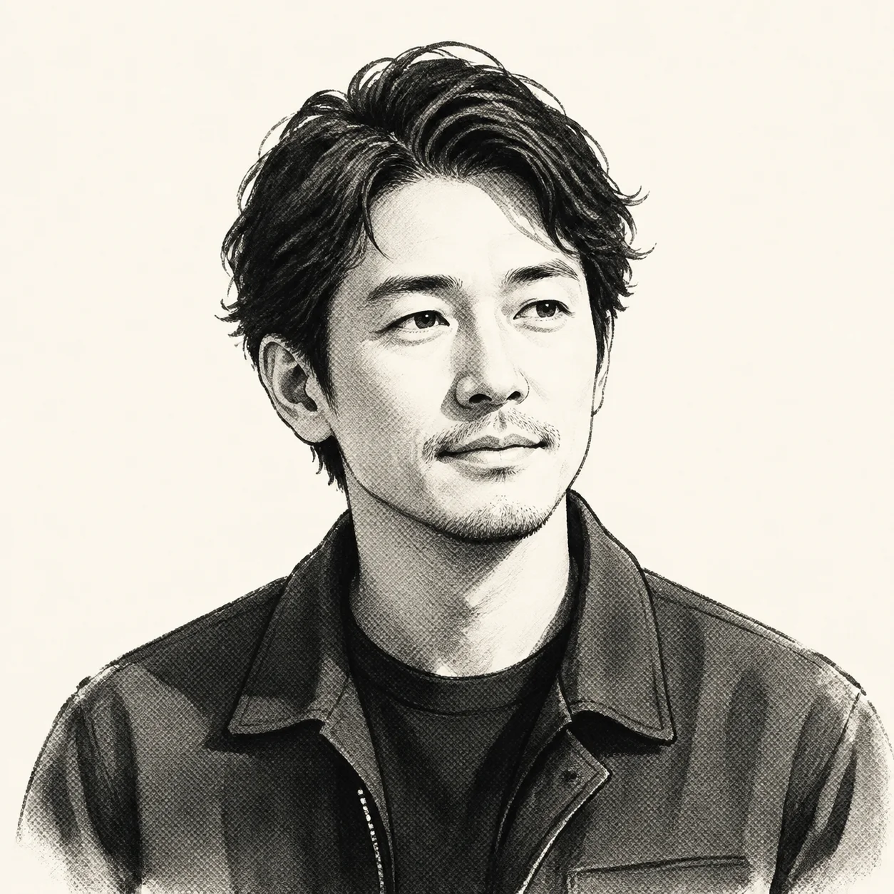 匿名のお客様を表すモノクロイラスト
